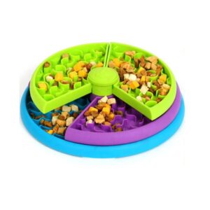 3-in-1 Interactive Dog Puzzle and Slow Feeder Bowl
