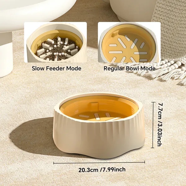 Slow Feeder Bowl – Adaptive 2-in-1 Smart Digestive Care - Image 3