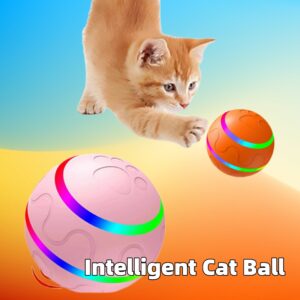 Smart Interactive Self Rotating Wicked Ball for Dogs and Cats